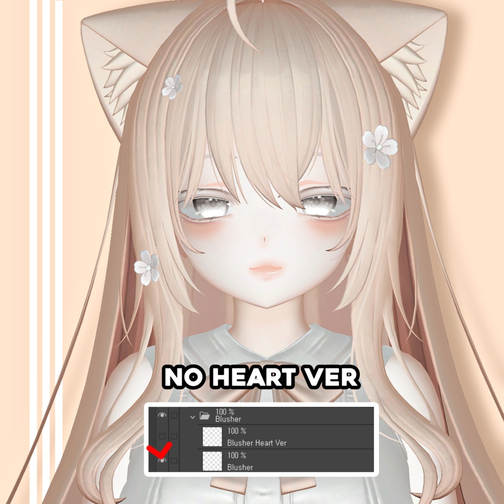 【萌】 moe orange make up & body texture