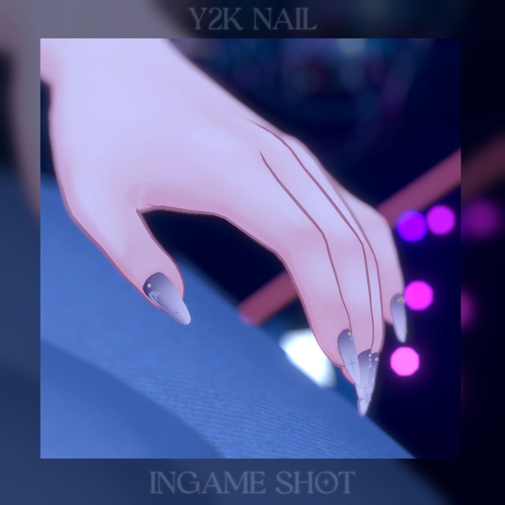 【21アバター対応】 💎MA対応💎 Y2K Nail