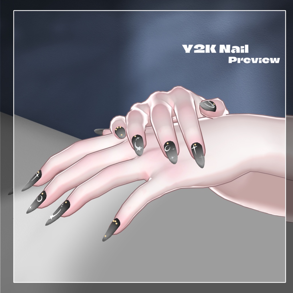 【21アバター対応】 💎MA対応💎 Y2K Nail