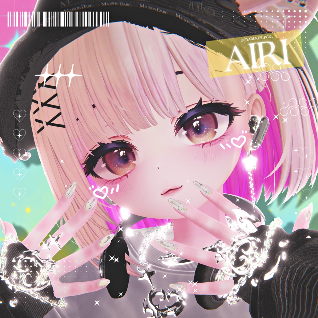 【21アバター対応】 💎MA対応💎 Y2K Nail