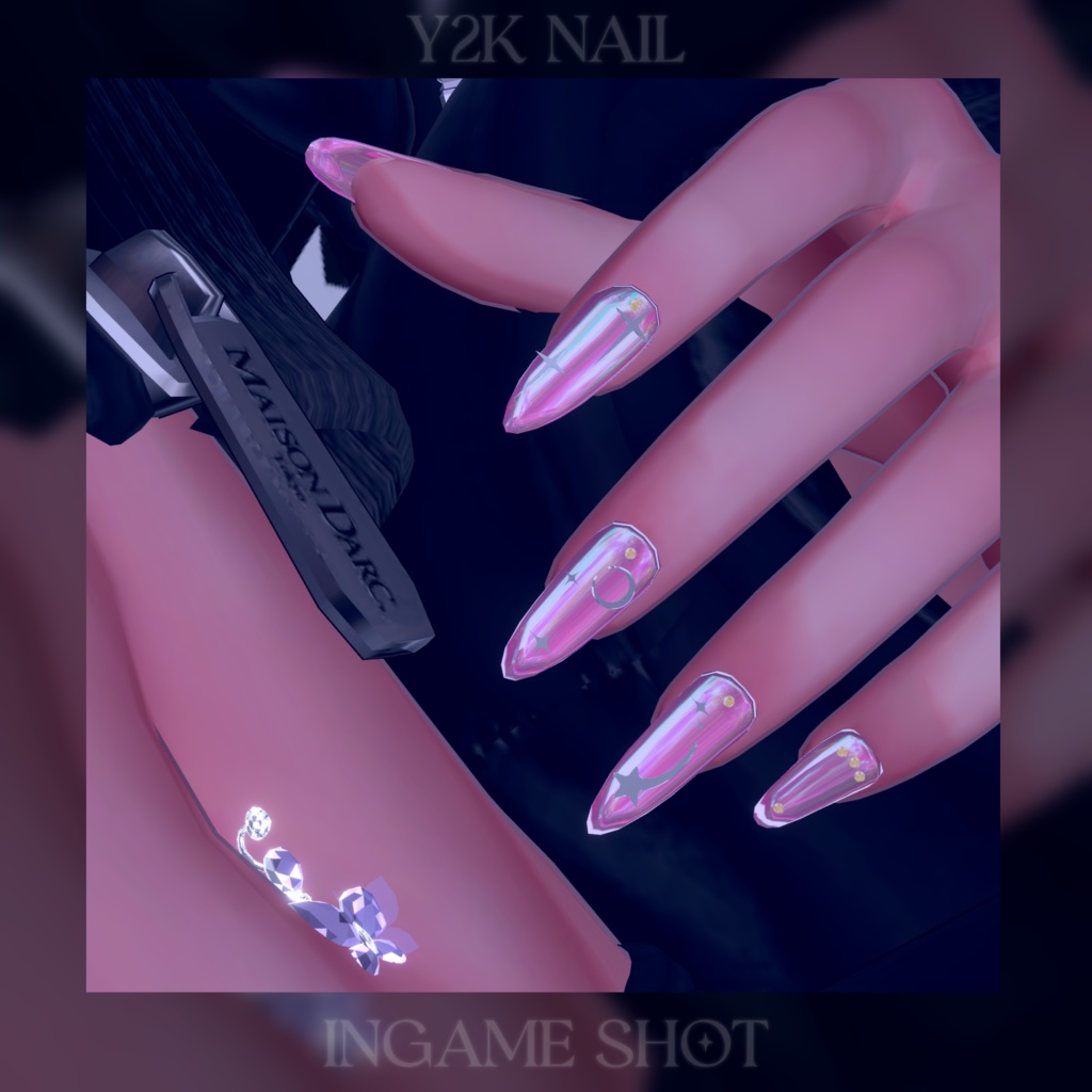 【21アバター対応】 💎MA対応💎 Y2K Nail