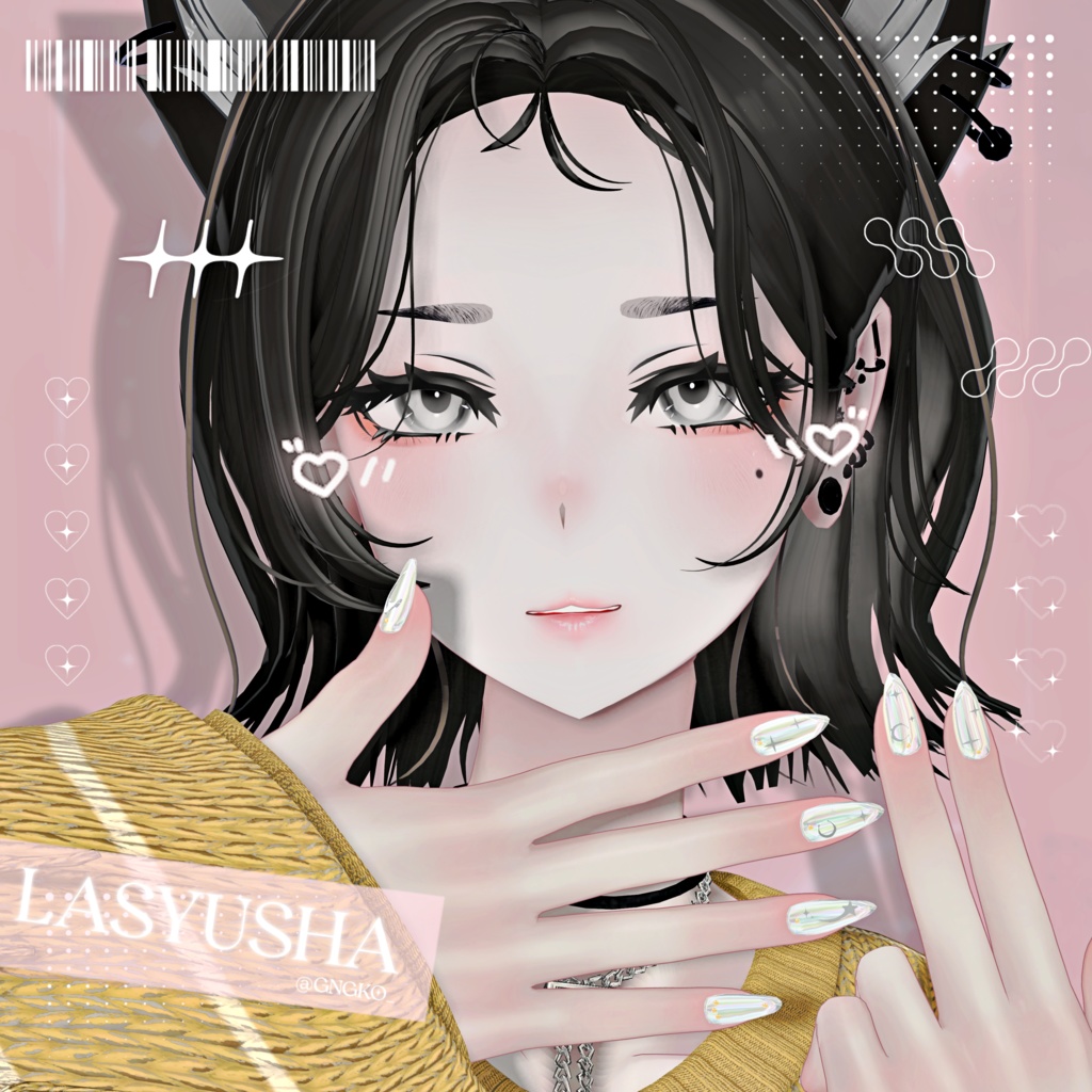 【21アバター対応】 💎MA対応💎 Y2K Nail
