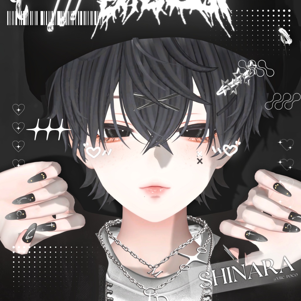 【21アバター対応】 💎MA対応💎 Y2K Nail