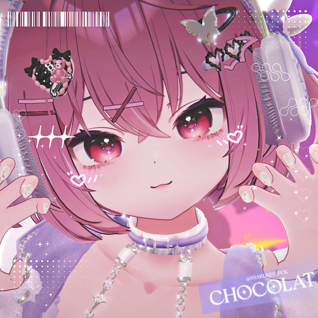 【21アバター対応】 💎MA対応💎 Y2K Nail