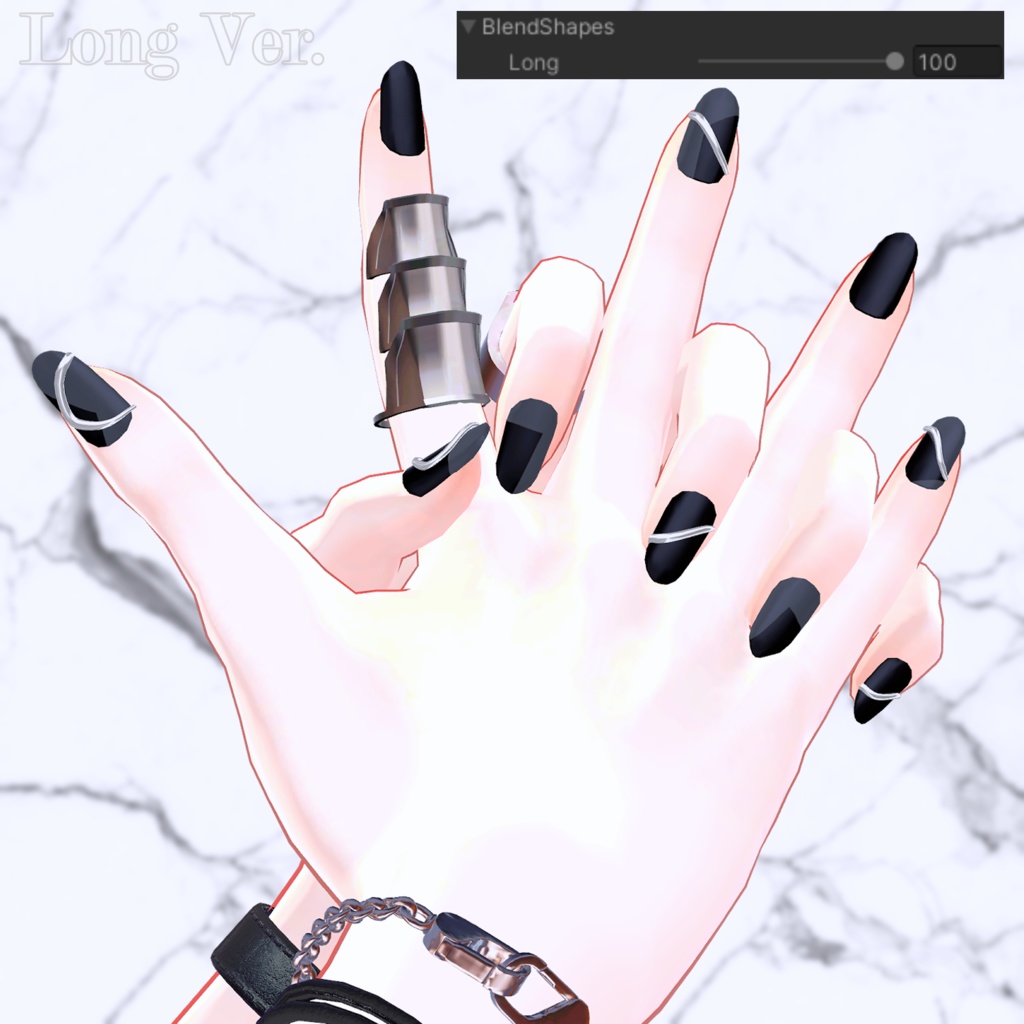 【14アバター対応】💎MA対応💎 SerenDipity Nail