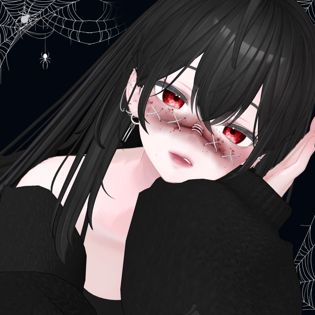 【4アバター対応】 Halloween costume knot accessory