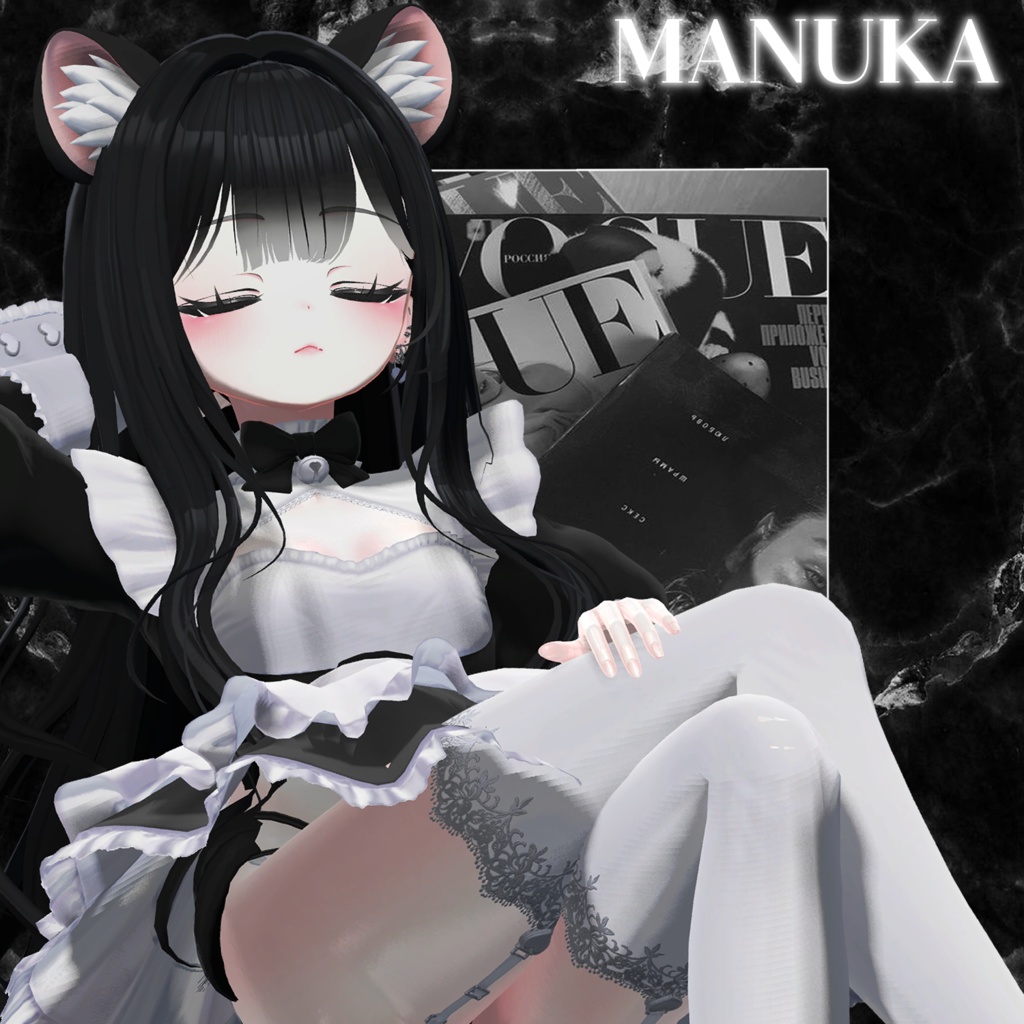 【9アバター対応】 Lying sleep AFK (Remake Ver)