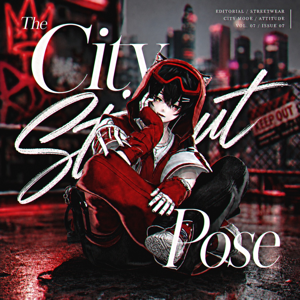 【7アバター対応】 🌇The City Strut Pose ✨