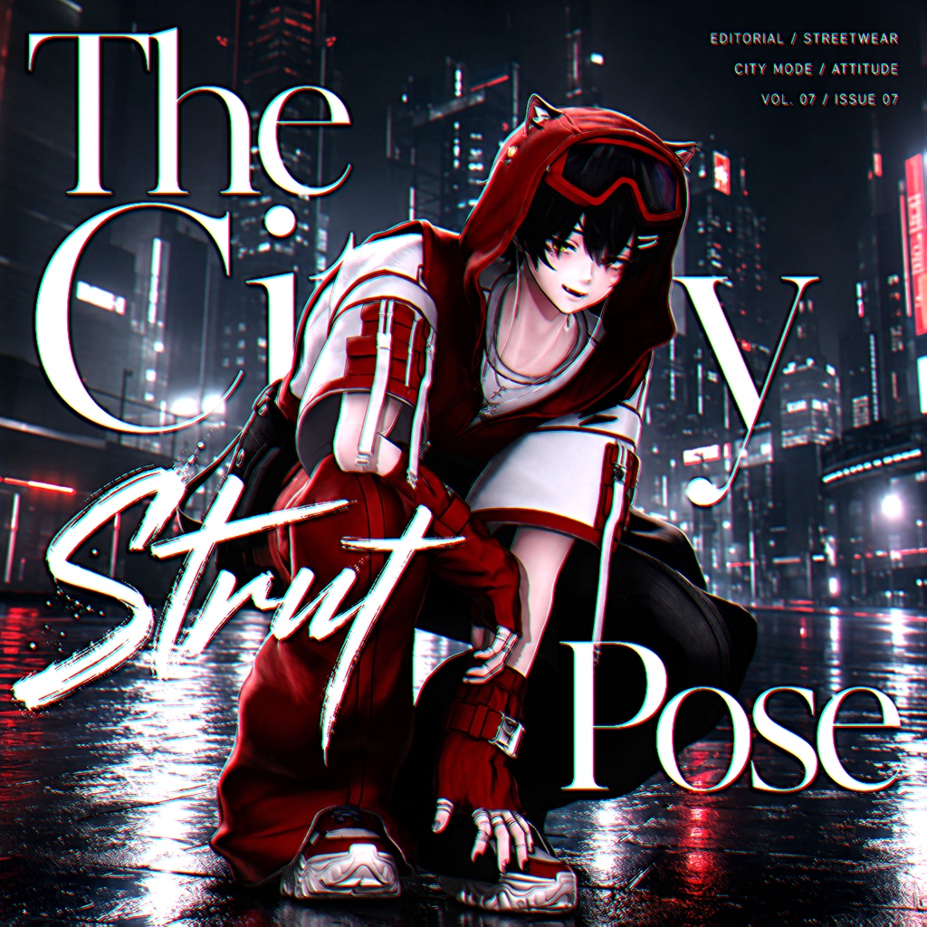 【7アバター対応】 🌇The City Strut Pose ✨