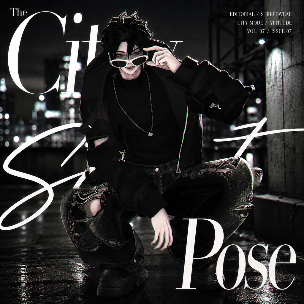 【7アバター対応】 🌇The City Strut Pose ✨