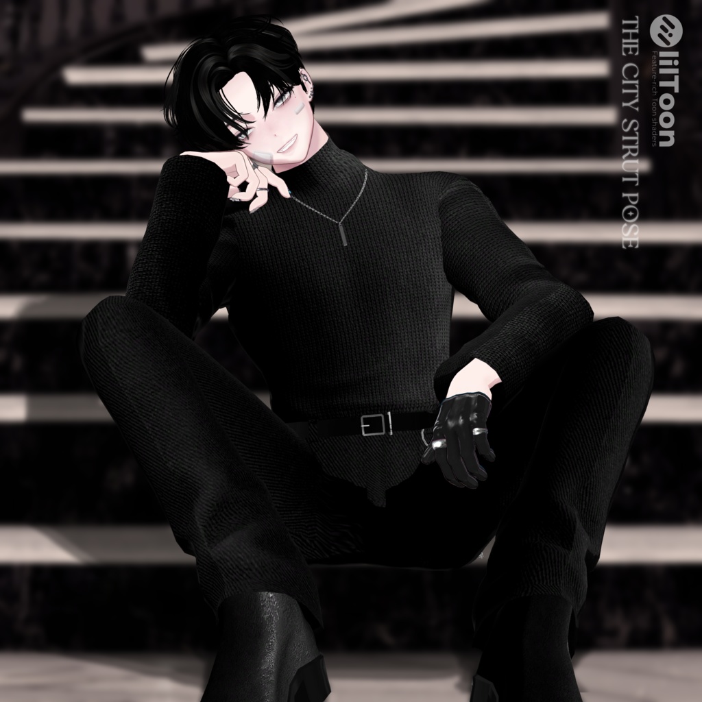 【6アバター対応】🌇 The City Strut Pose ✨