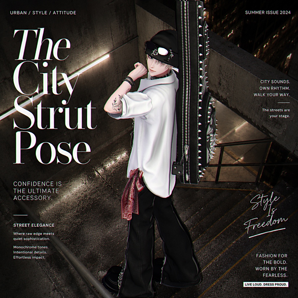 【7アバター対応】 🌇The City Strut Pose ✨