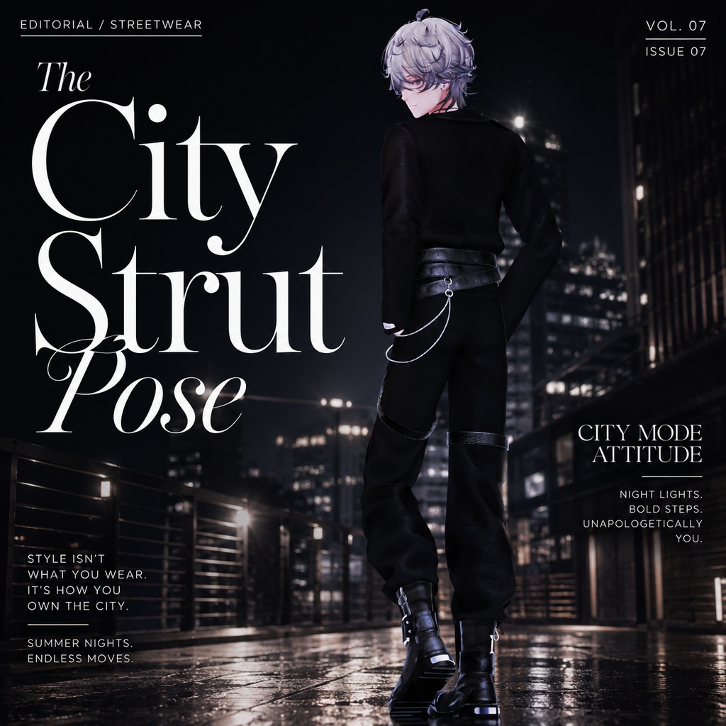【7アバター対応】 🌇The City Strut Pose ✨