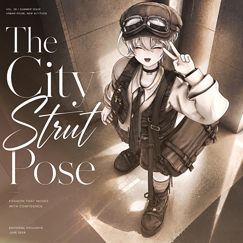 【7アバター対応】 🌇The City Strut Pose ✨