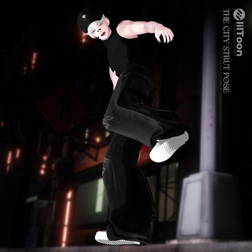 【6アバター対応】🌇 The City Strut Pose ✨