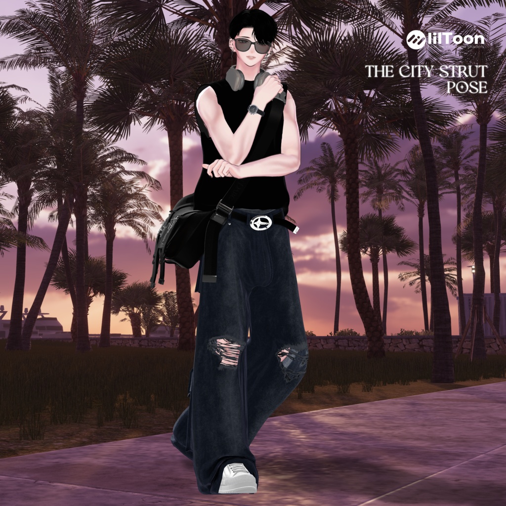 【6アバター対応】🌇 The City Strut Pose ✨