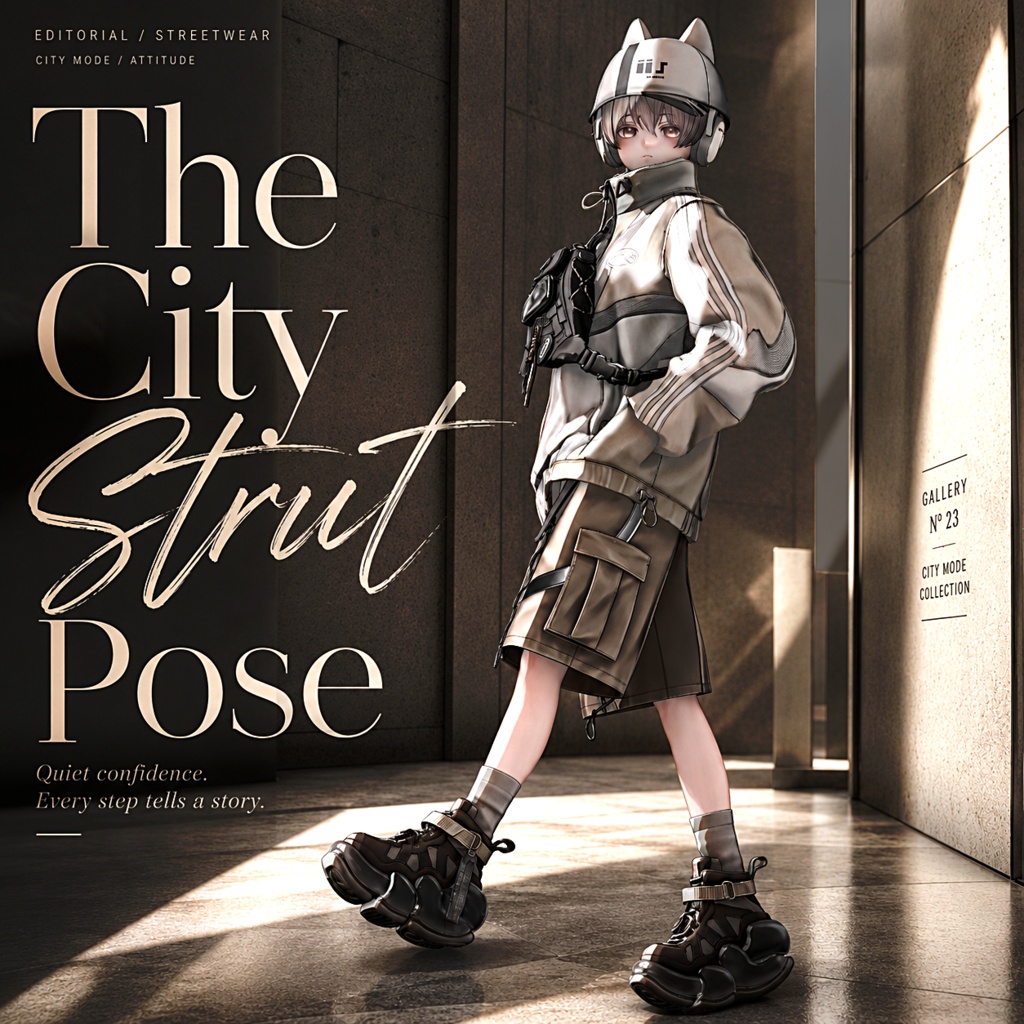 【7アバター対応】 🌇The City Strut Pose ✨