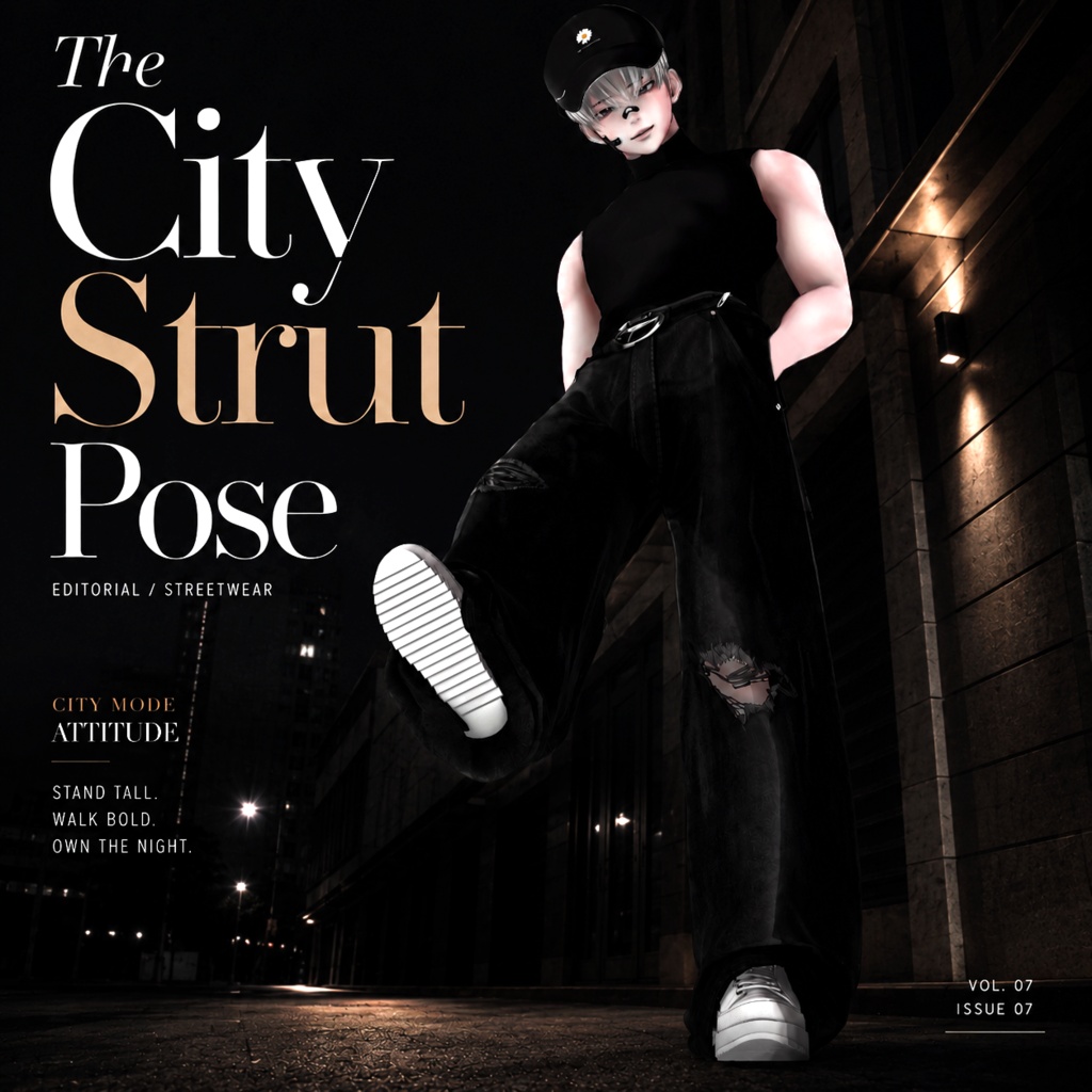 【7アバター対応】 🌇The City Strut Pose ✨