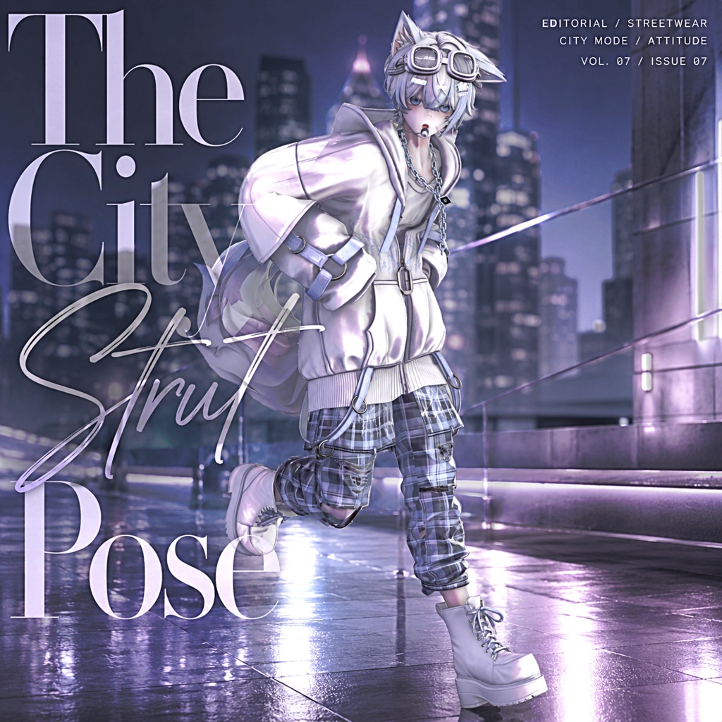【7アバター対応】 🌇The City Strut Pose ✨