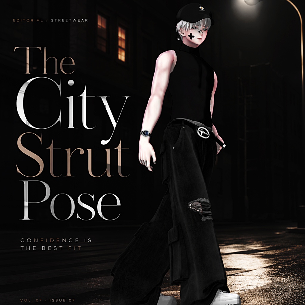 【7アバター対応】 🌇The City Strut Pose ✨