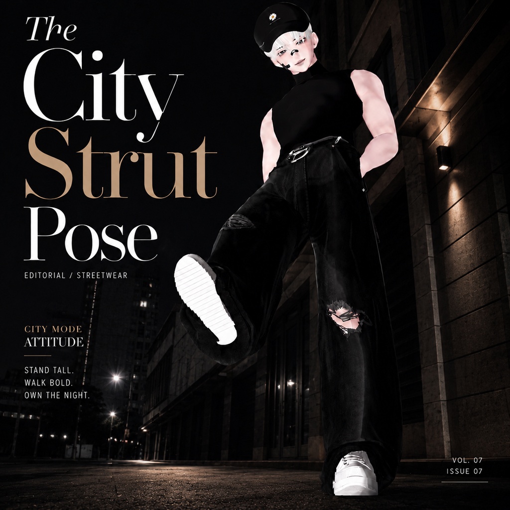 【7アバター対応】 🌇The City Strut Pose ✨
