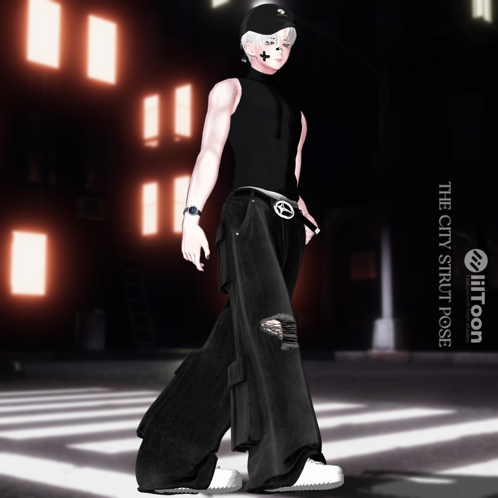 【6アバター対応】🌇 The City Strut Pose ✨