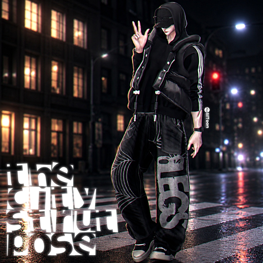 【7アバター対応】 🌇The City Strut Pose ✨