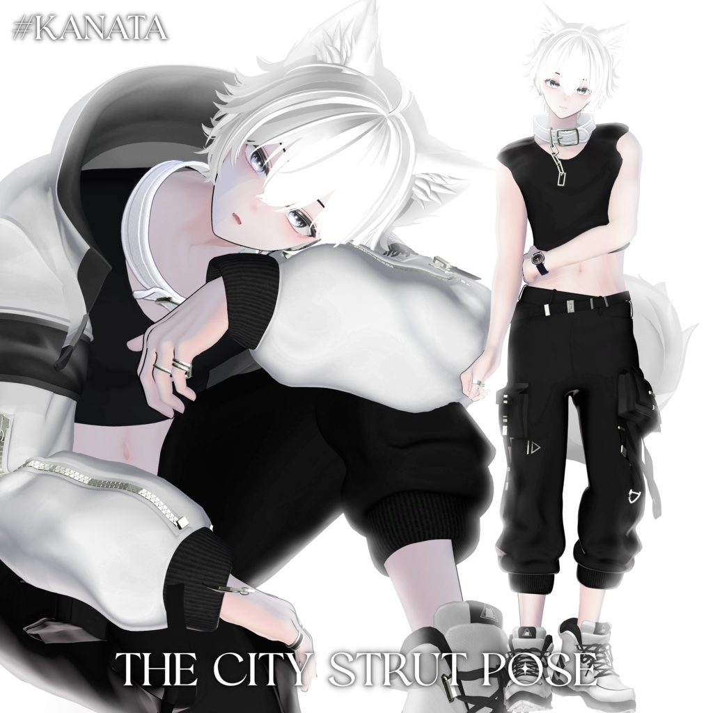 【6アバター対応】🌇 The City Strut Pose ✨
