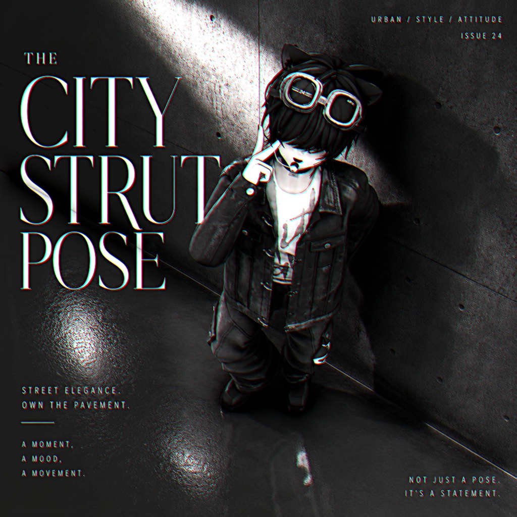 【7アバター対応】 🌇The City Strut Pose ✨