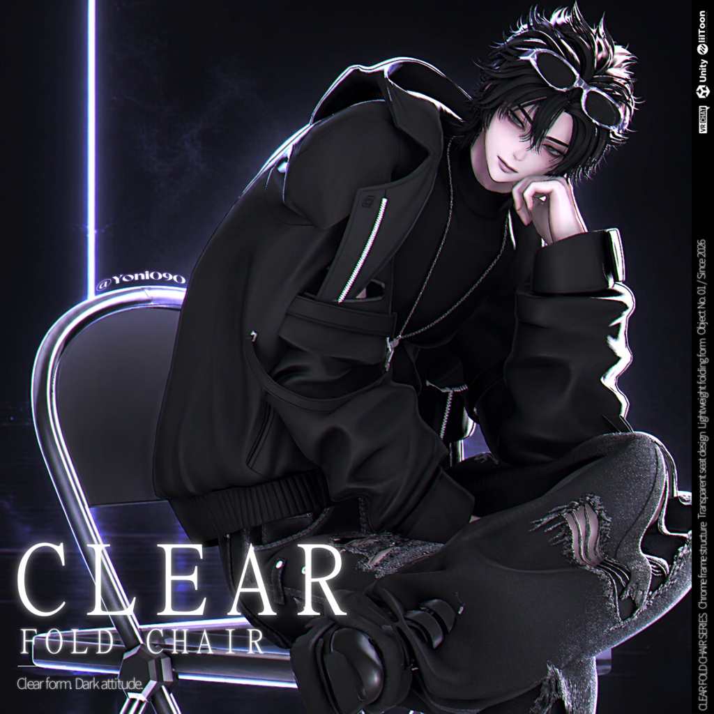 【無料】 Clear Fold Chair |World asset
