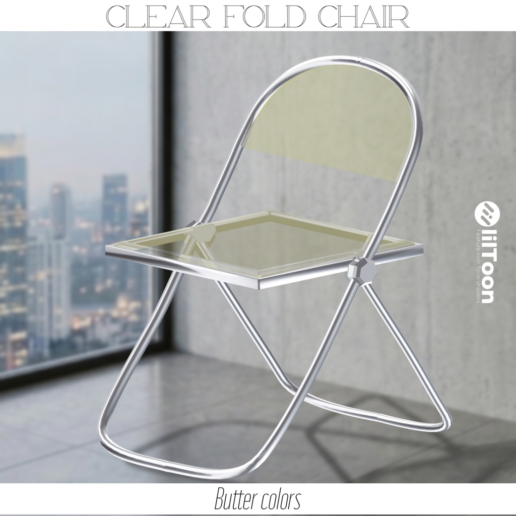 【無料】 Clear Fold Chair |World asset