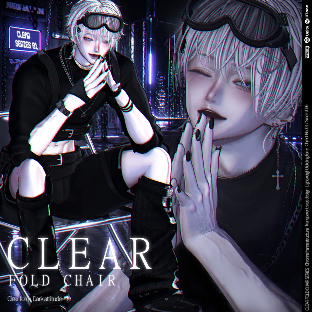 【無料】 Clear Fold Chair |World asset