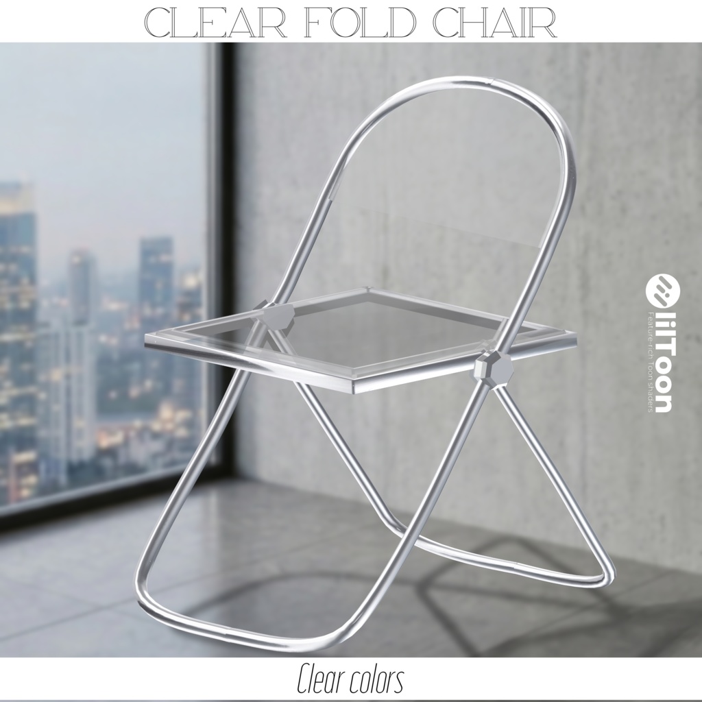 【無料】 Clear Fold Chair |World asset