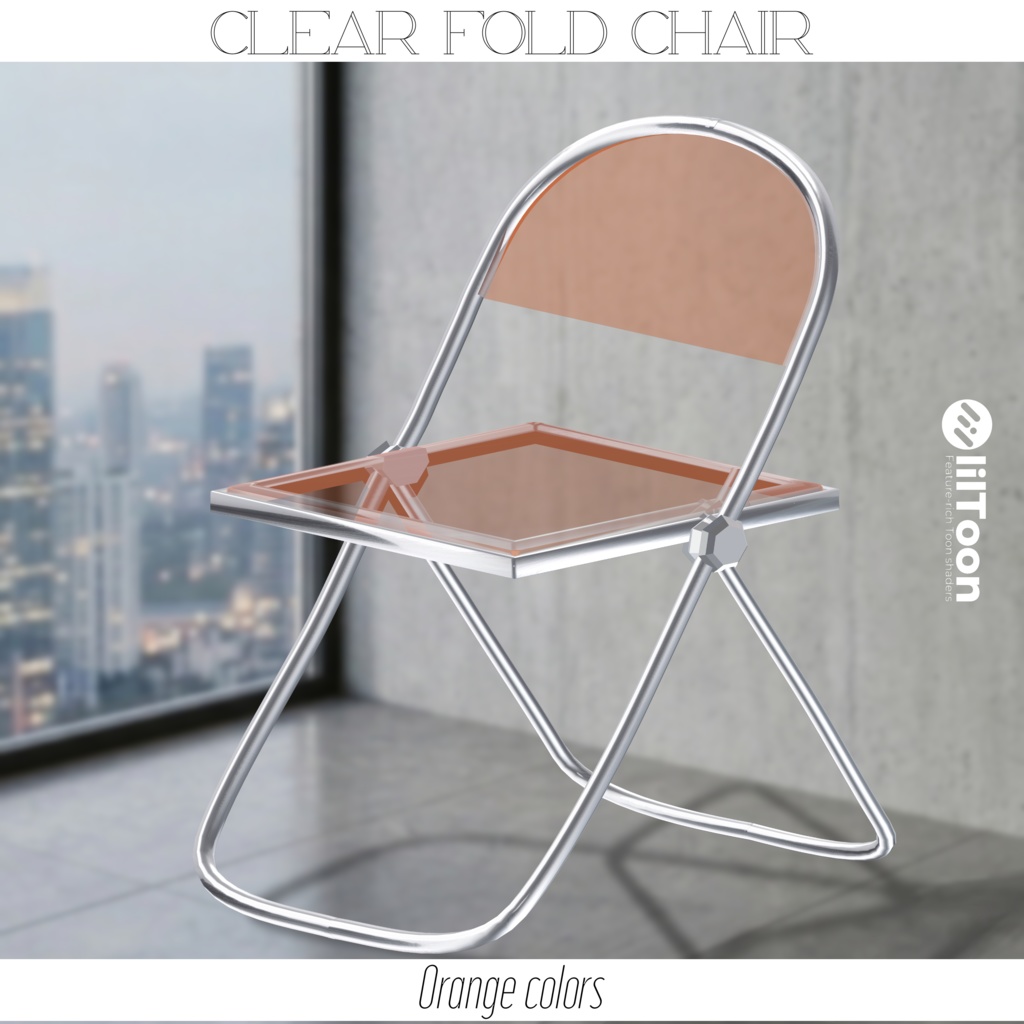 【無料】 Clear Fold Chair |World asset