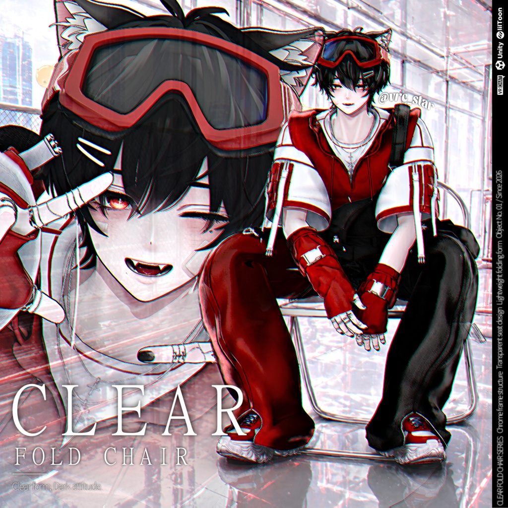 【無料】 Repost Notice ｜ Clear Fold Chair ｜World asset