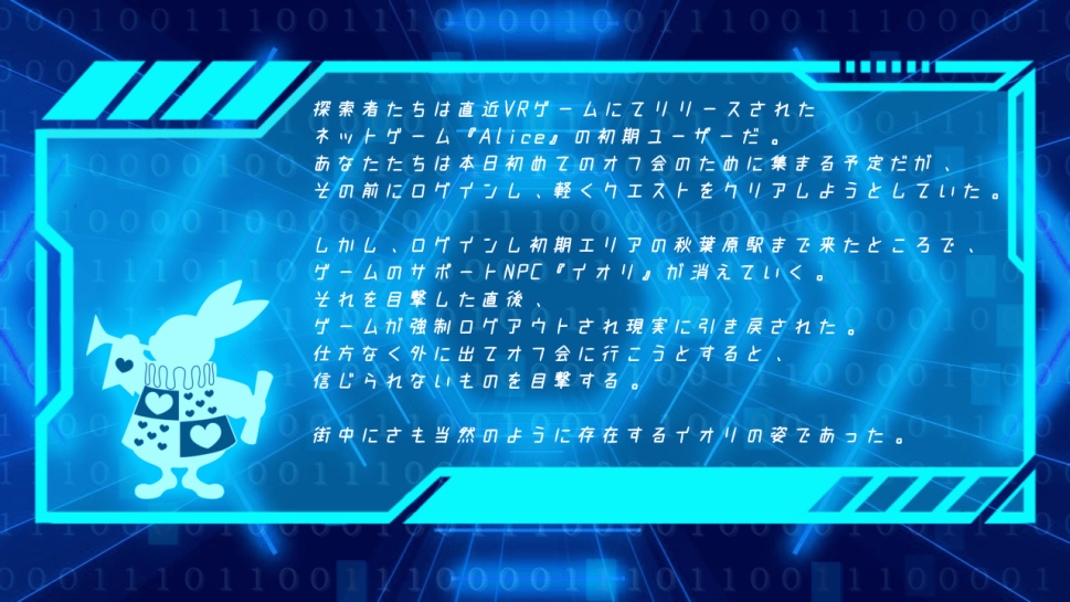 【CoC6版シナリオ】アリス・ゲーム