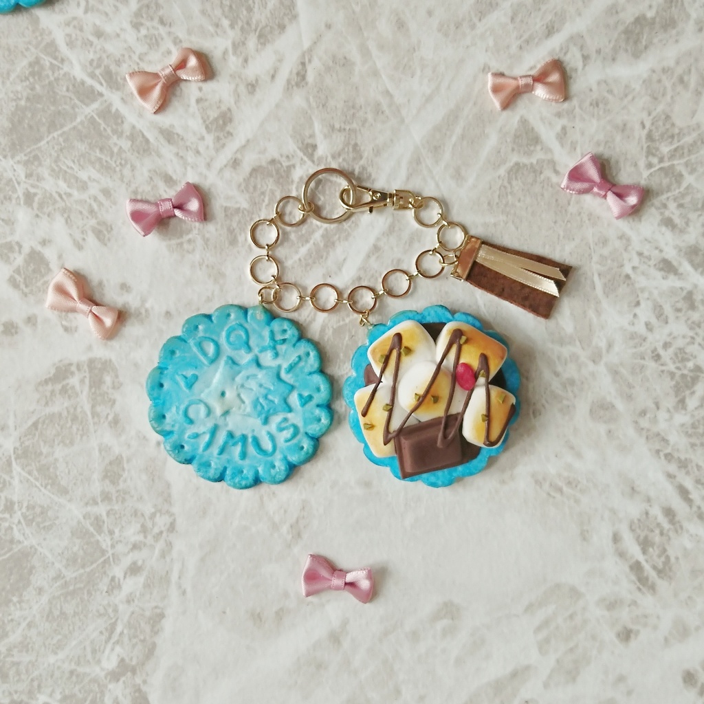 勇者と相棒のスモアバッグチャーム