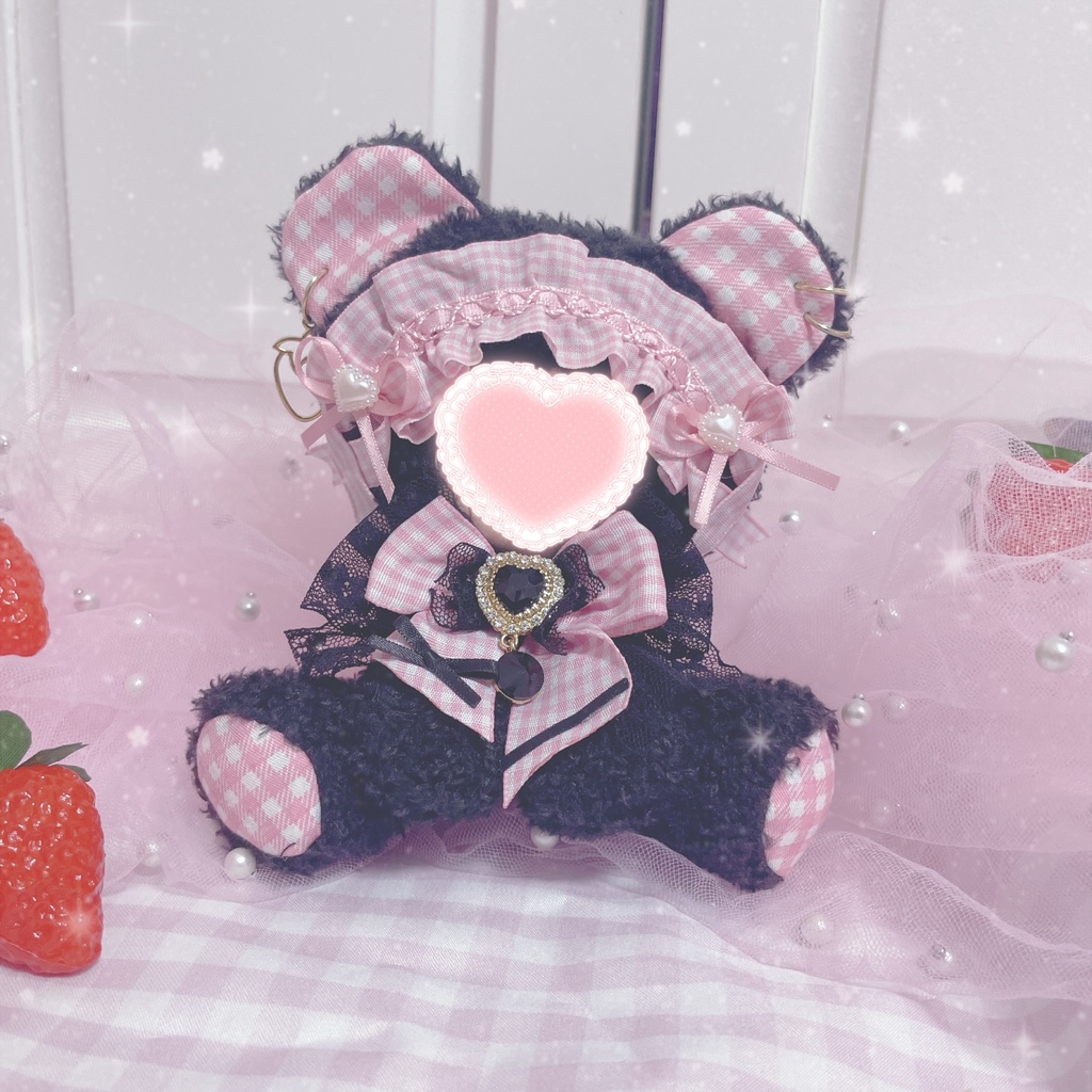 ⟡.·ぬいおすわり着ぐるみ(11cm)