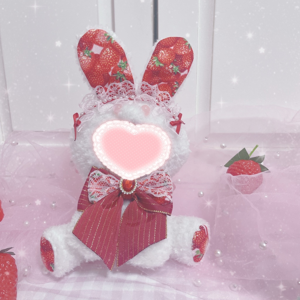 ⟡.·ぬいおすわり着ぐるみ(11cm)