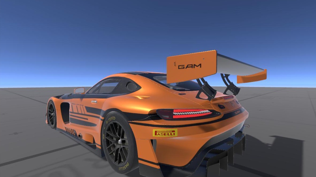 【3Dモデル】Meralis Beronz GAM GT3 EVO 内装付き