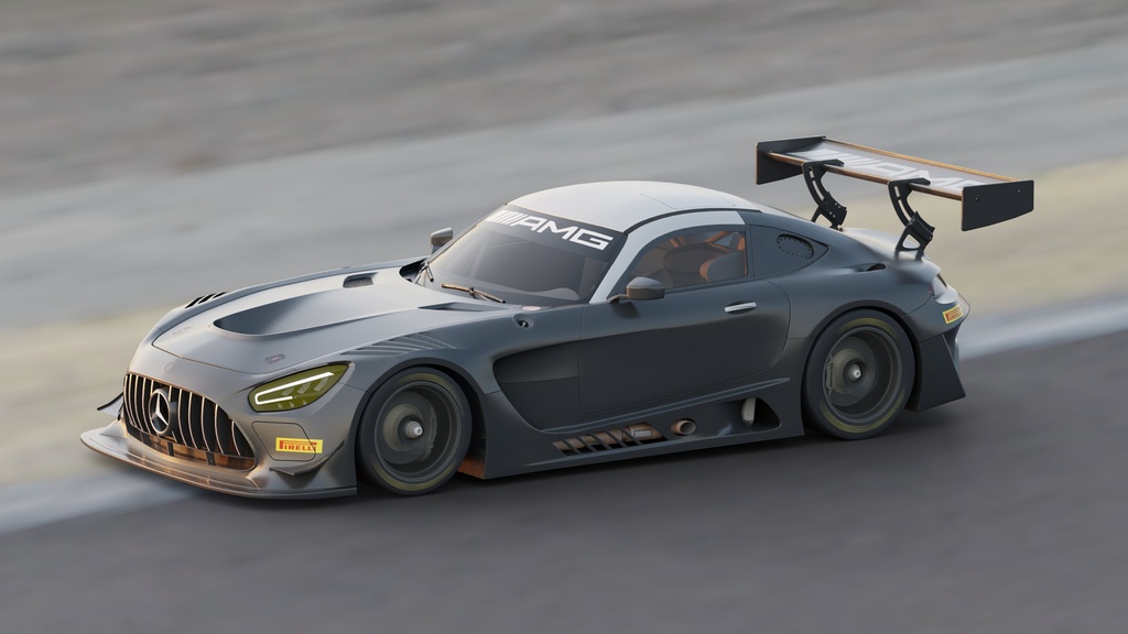【3Dモデル】Meralis Beronz GAM GT3 EVO 内装付き