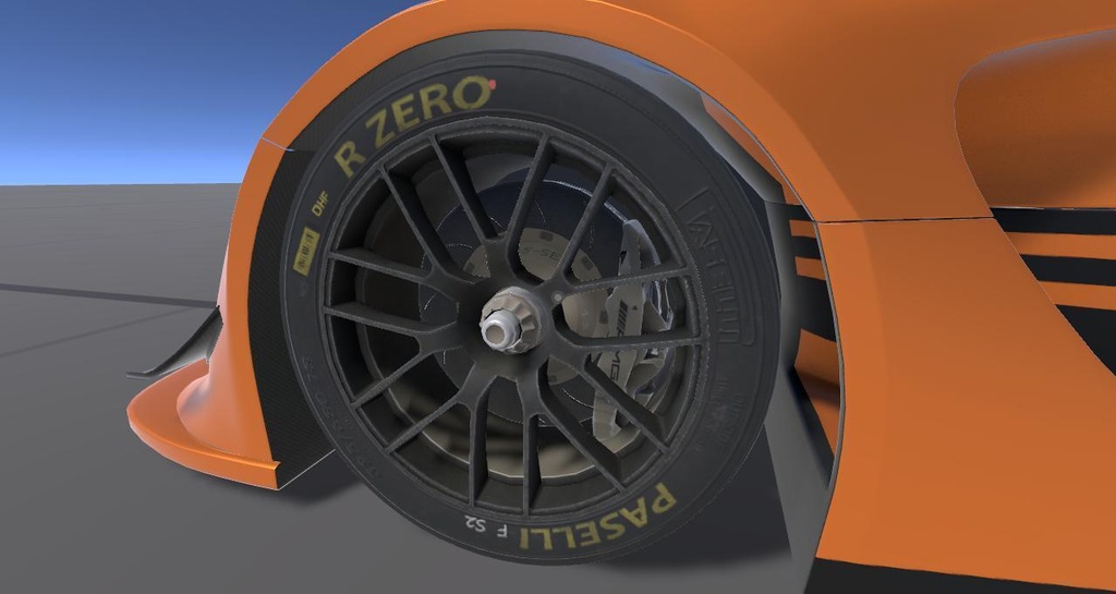 【3Dモデル】Meralis Beronz GAM GT3 EVO 内装付き