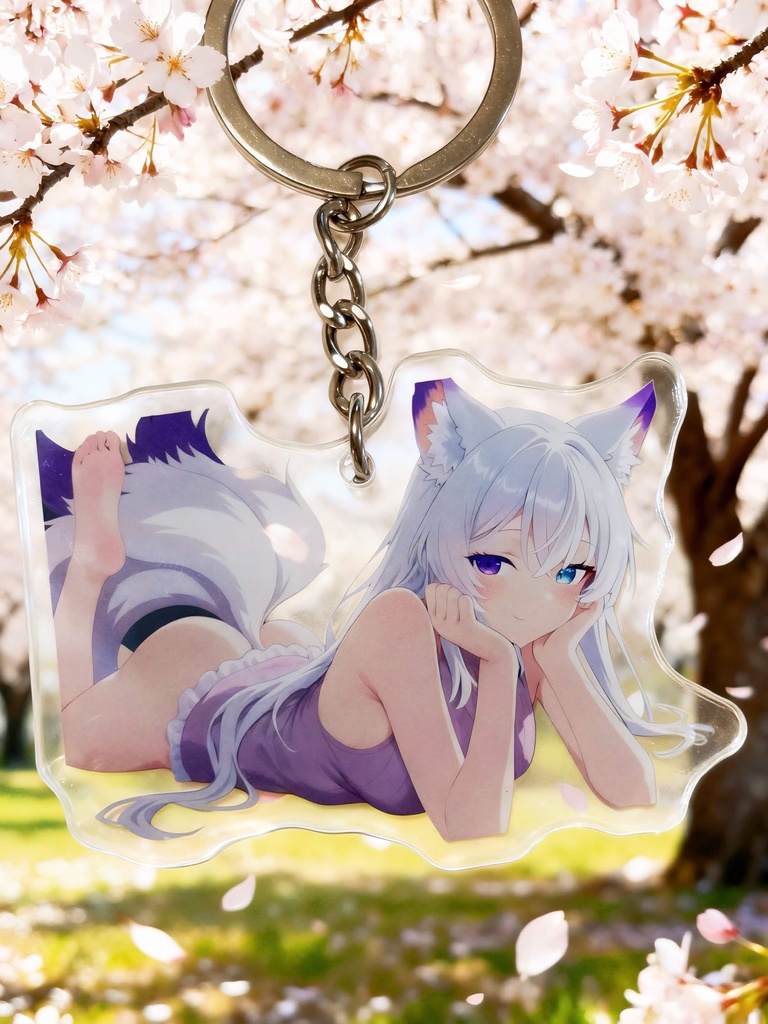 10個限定💙寝そべり咲月キーホルダー