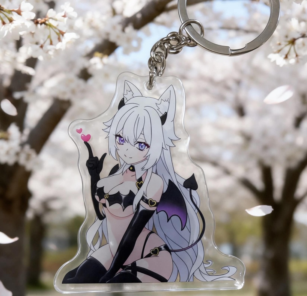 １５個限定💙サキュバスさっちゃんキーホルダー