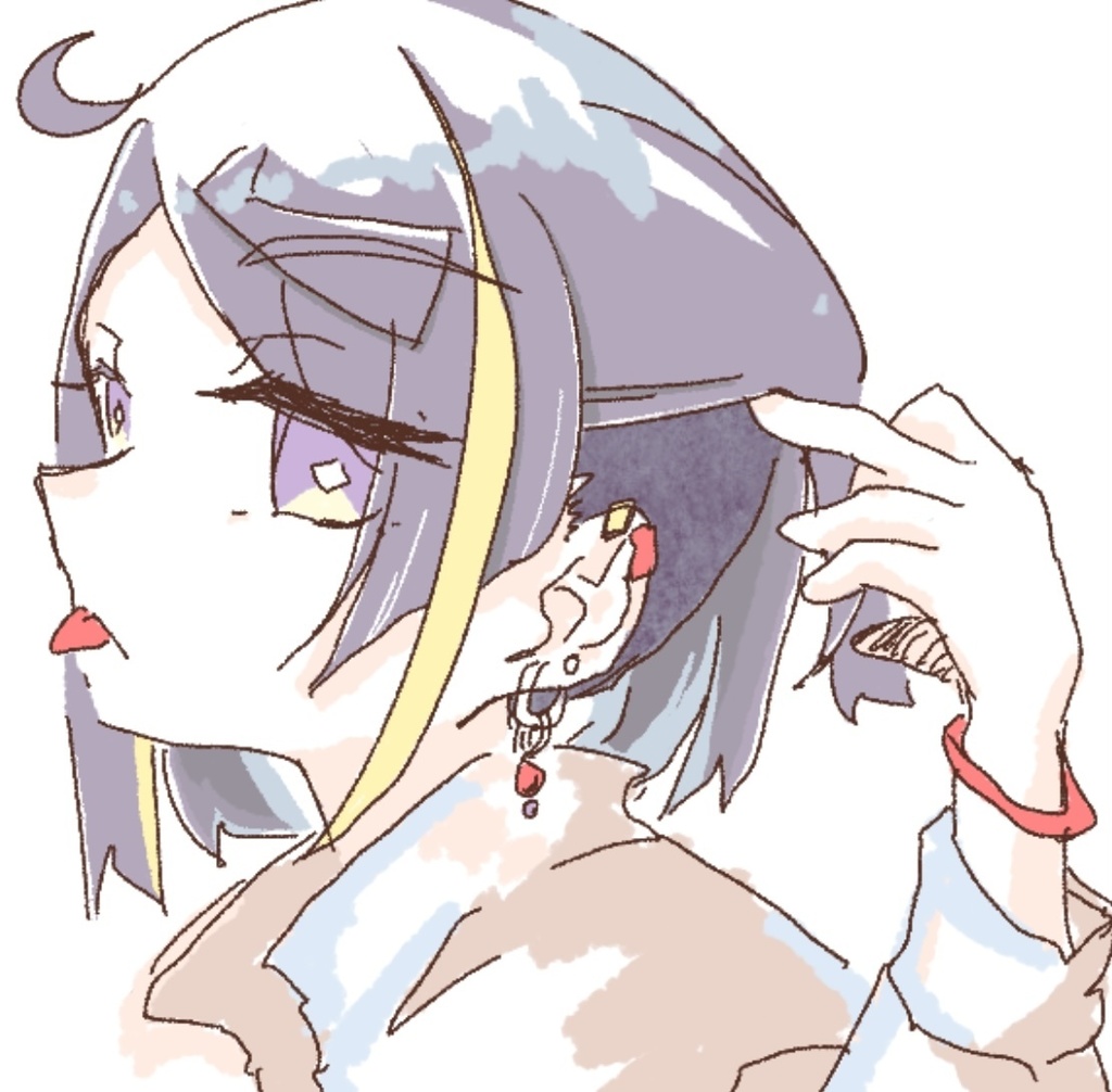 Procreate用ザラ線画ブラシ