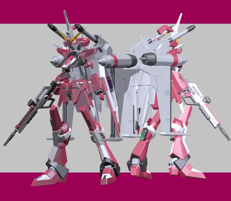 【非公式ファンメイドモデル】無限の正義 コスプレセット