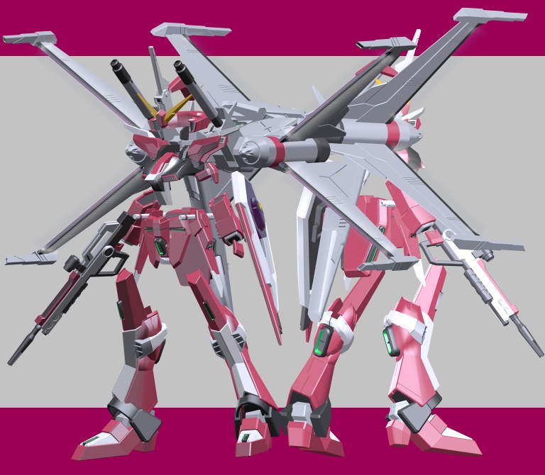 【非公式ファンメイドモデル】無限の正義 コスプレセット
