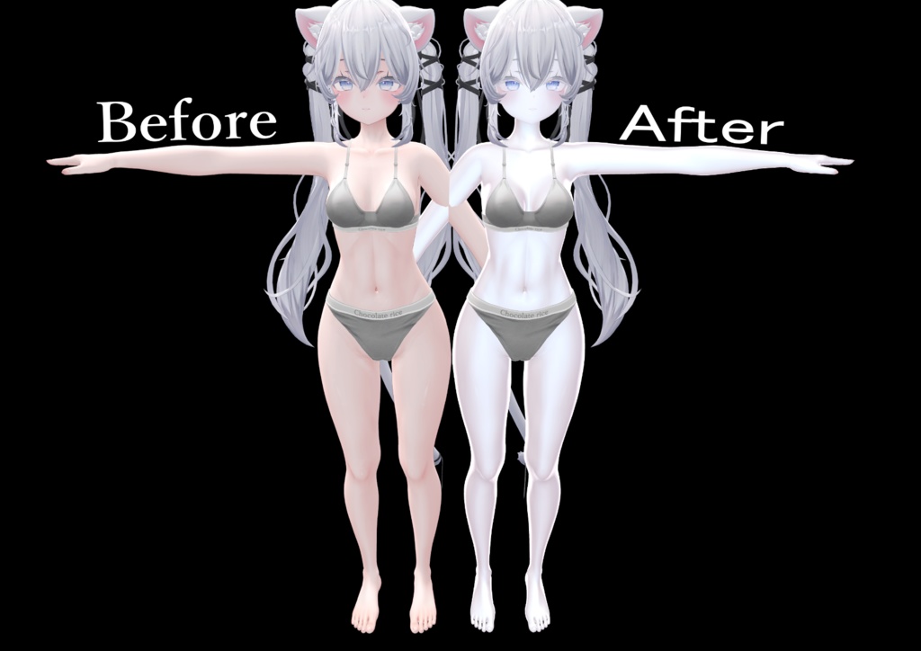 『Sio Snow Skin』liltoon material setting