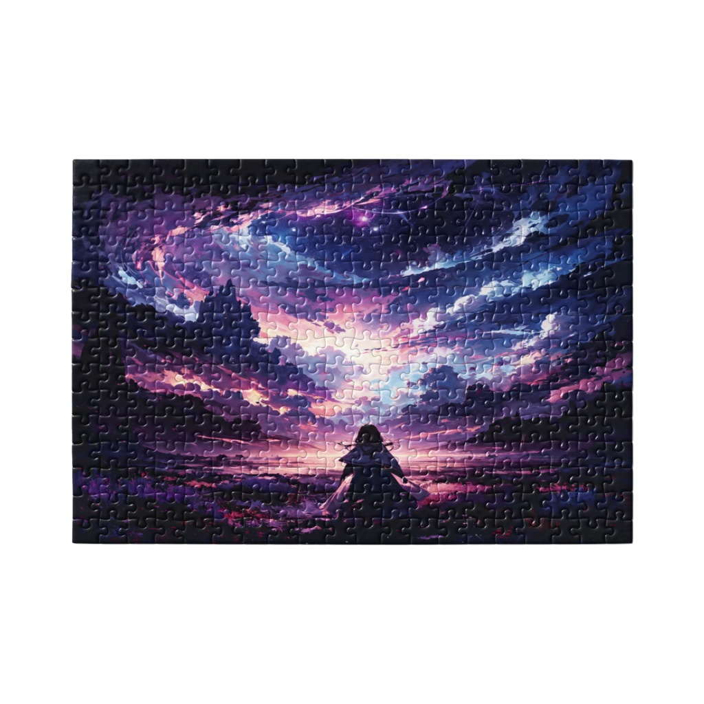 幻想的な輝きに満ちた空の下で