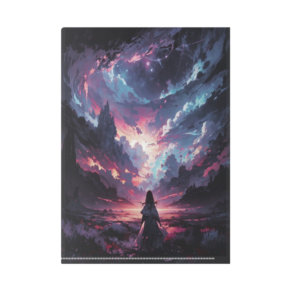 幻想的な輝きに満ちた空の下で